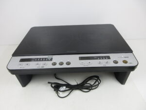 アイリスオーヤマ 2口 IHクッキングヒーター 工事不要 1400W 100V 脚付き ブラック IHK-W12SP-B