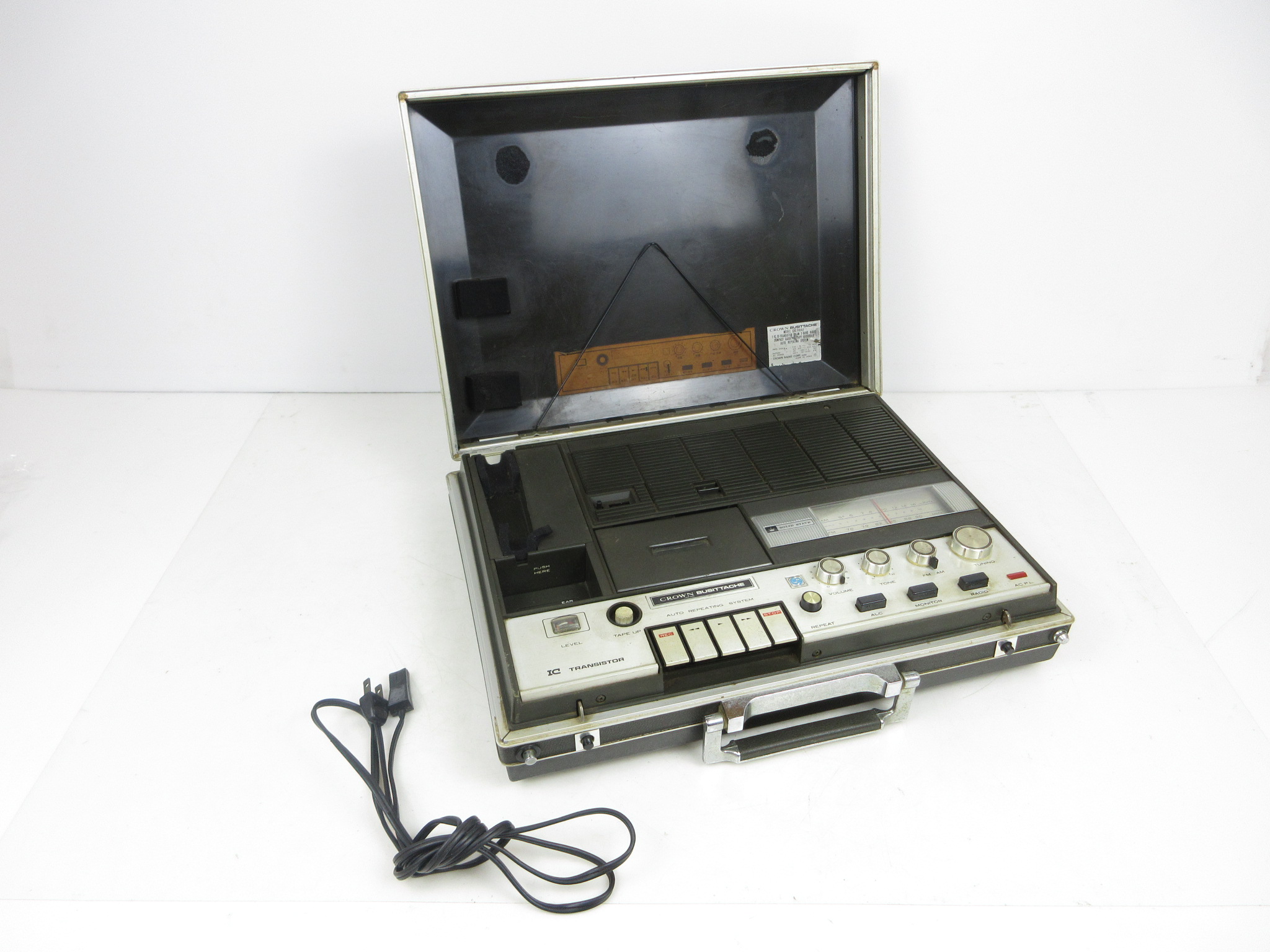 クラウン CROWN BUSITTACHE CRC-9950F テープレコーダー