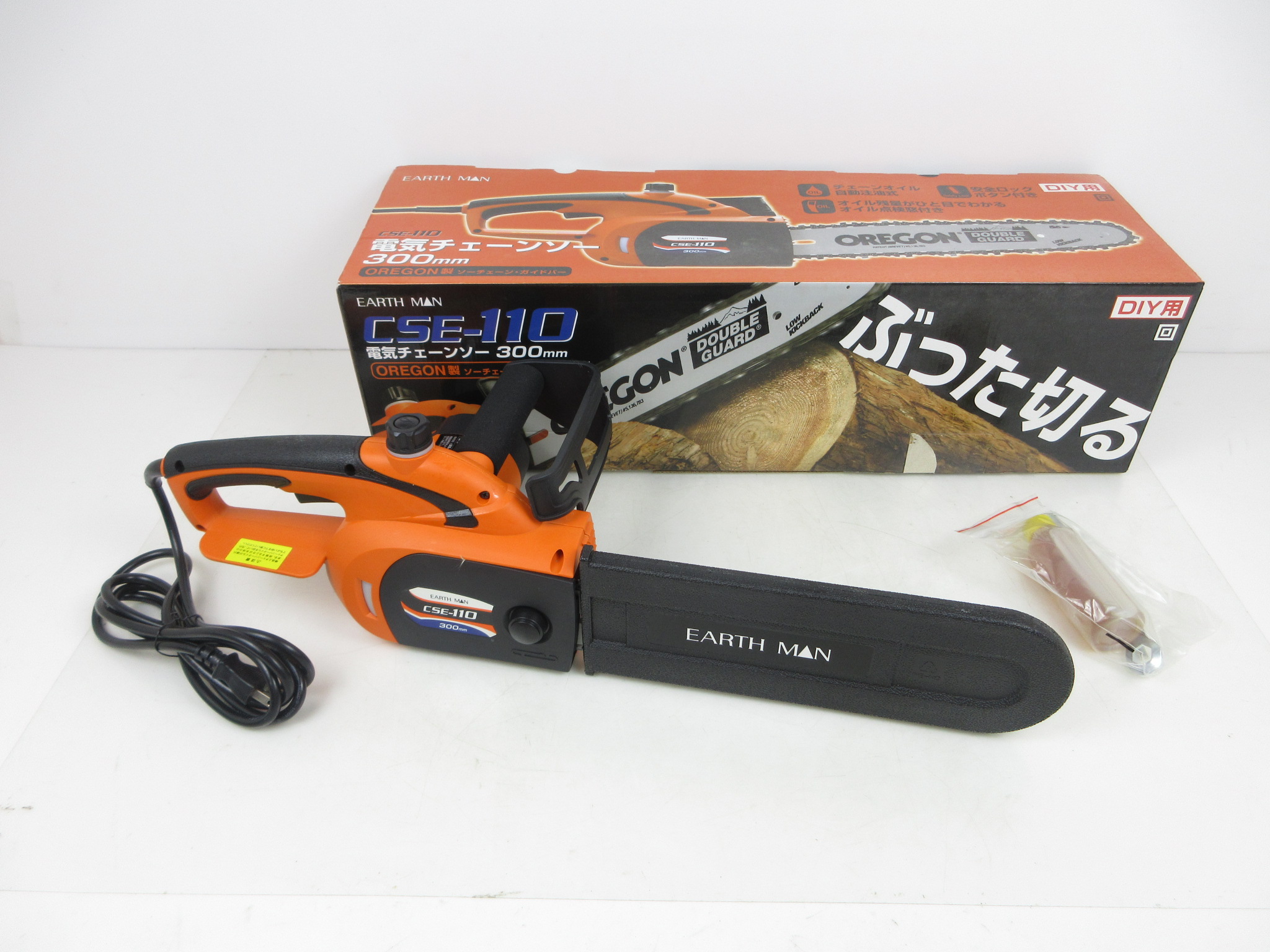 高儀 EARTH MAN 電気チェーンソー 300mm CSE-110
