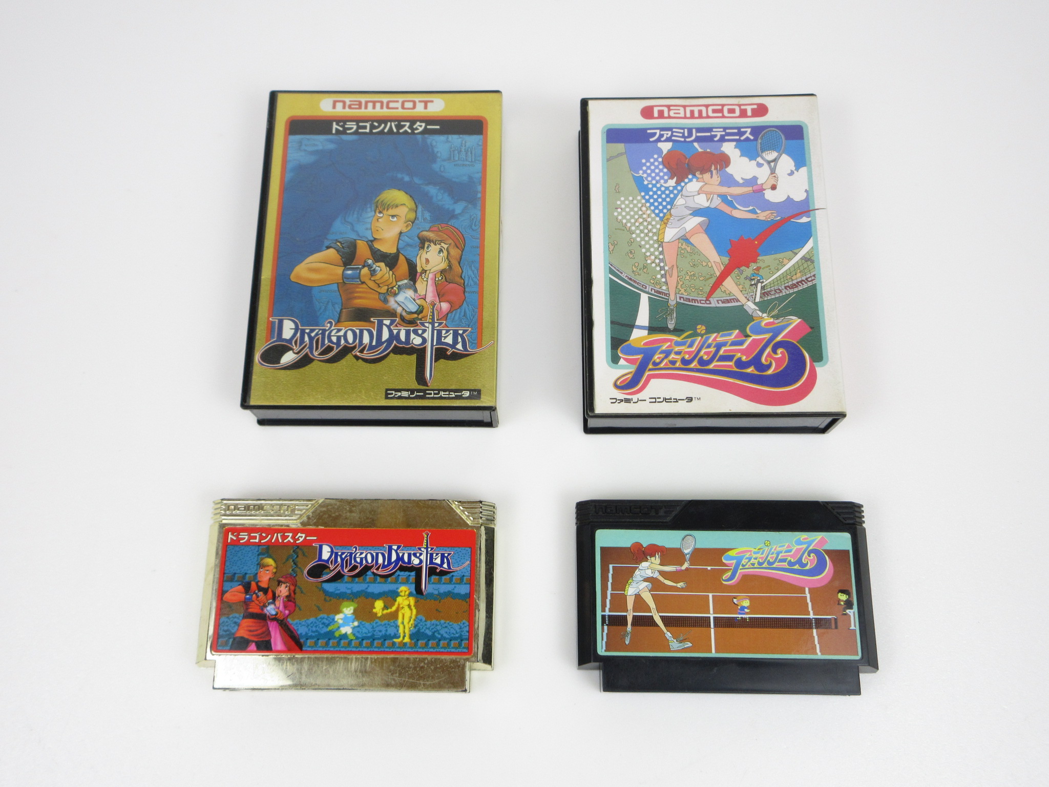 ファミコン FC ファミリーテニス ドラゴンバスター