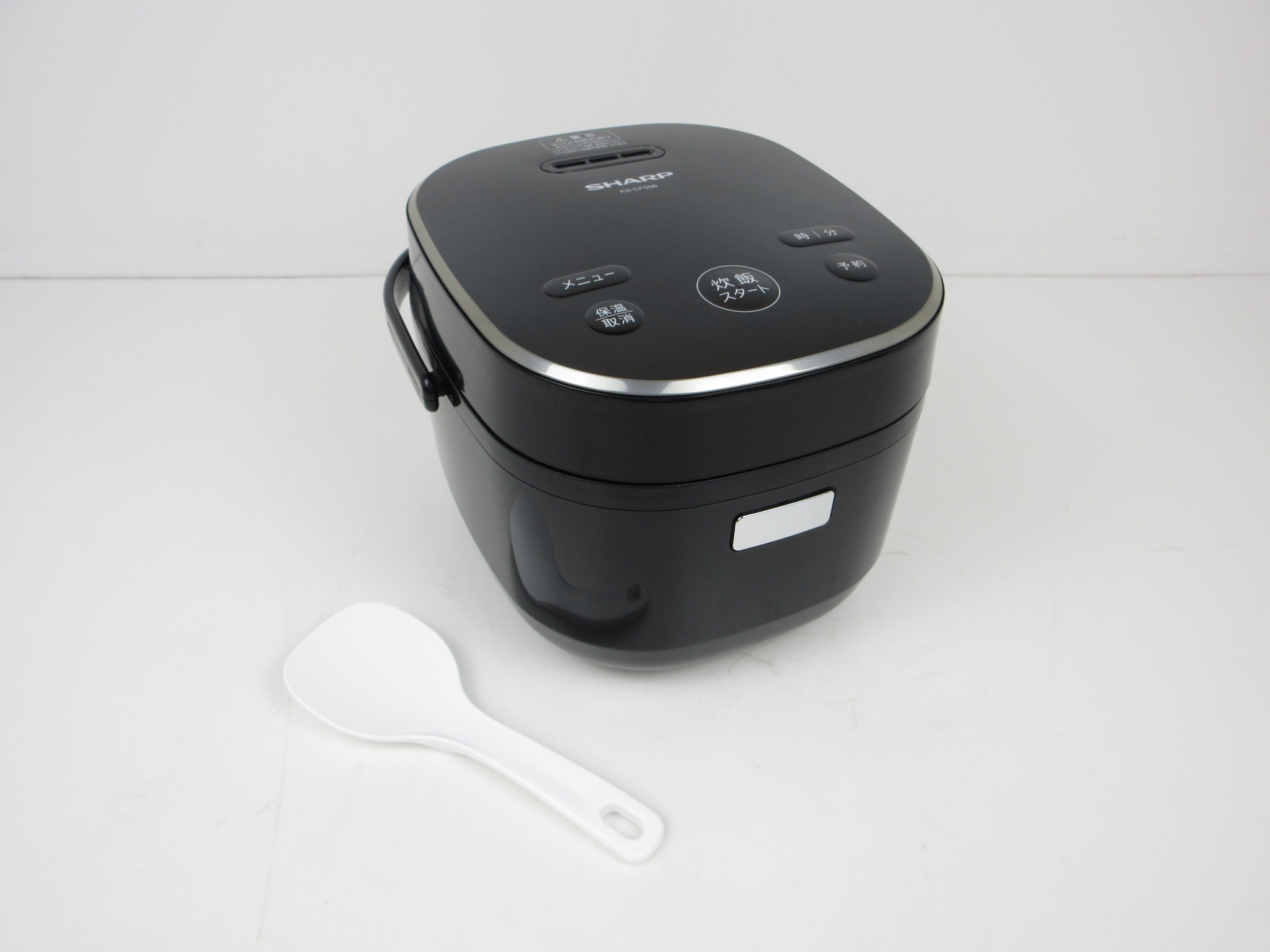 シャープ 炊飯器 KS-CF05B-B 3合 マイコン パン調理機能 ブラック