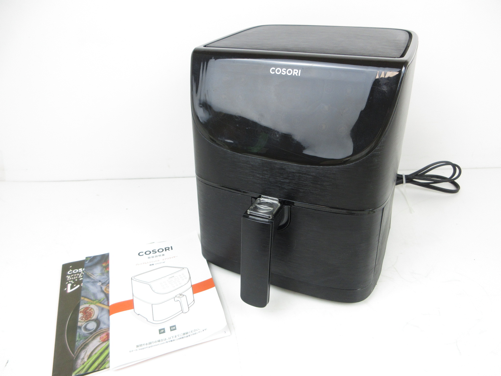 COSORI ノンフライヤー 3.5L エアフライヤー 電気 ブラック CP137-AF