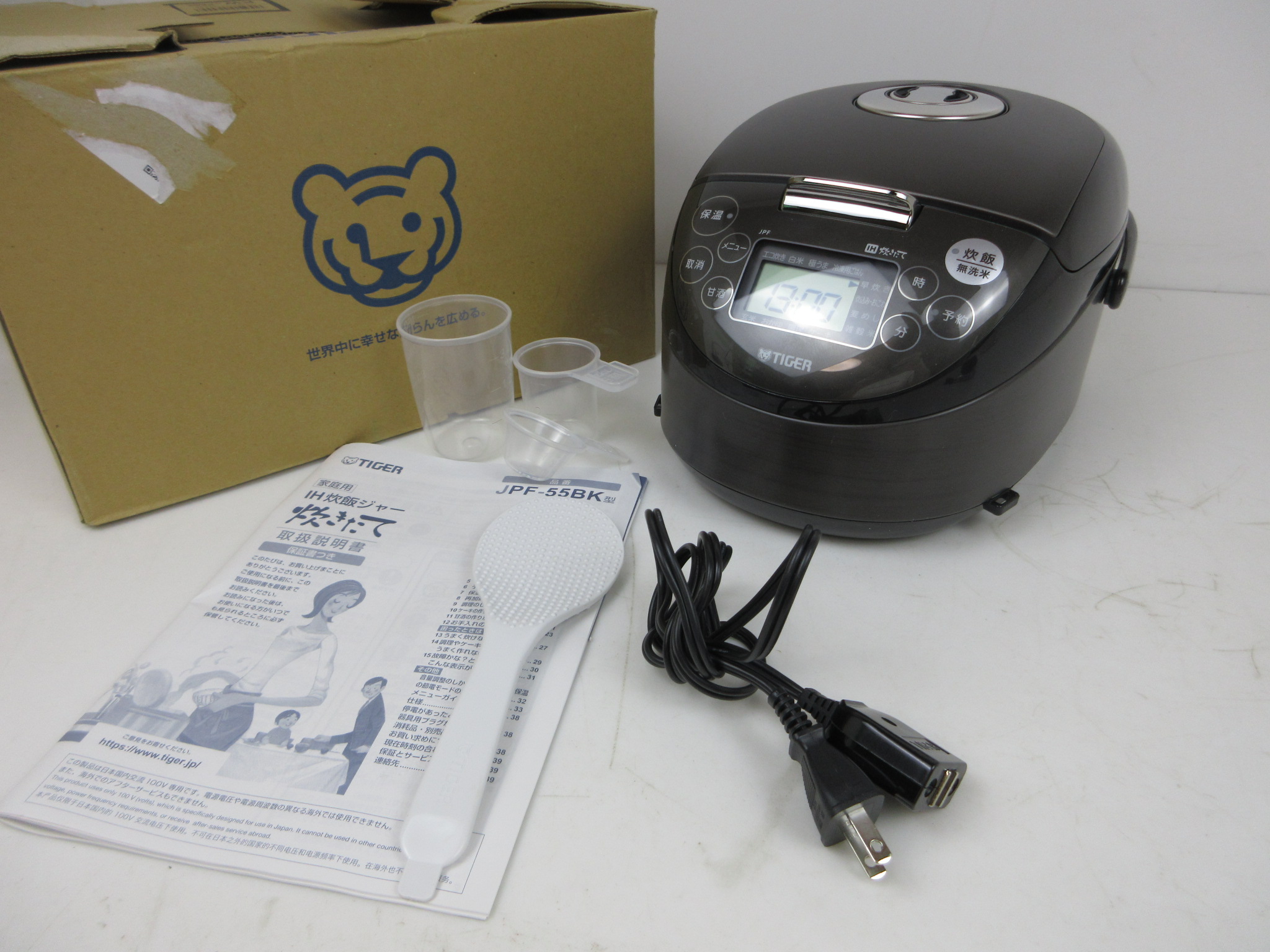 TIGER(タイガー) 炊飯器 炊きたて JPF-55BK 3合