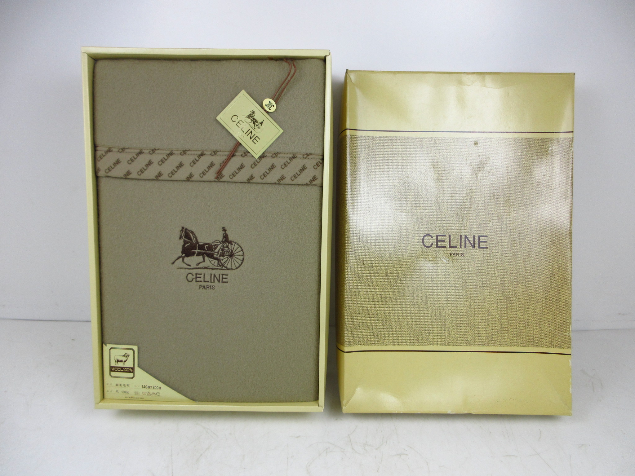 CELINE セリーヌ PARIS 毛布