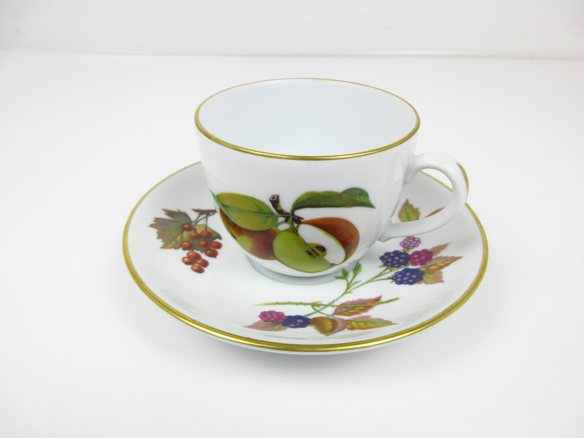 ROYAL WORCESTER ロイヤルウースター イブシャム Evesham ティーカップ&ソーサー