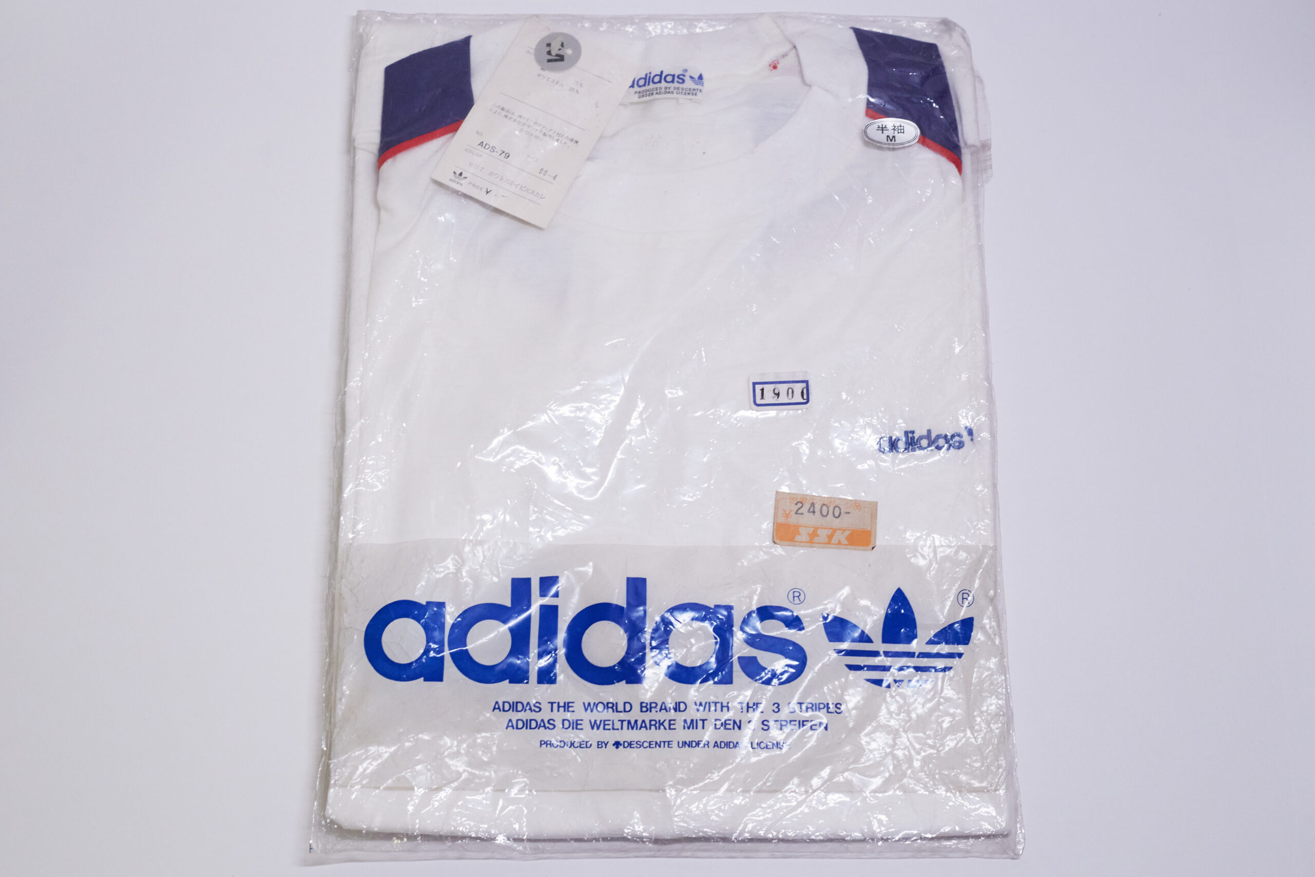 Tシャツ 80s ヴィンテージ adidas 刺繍 ゲームシャツ