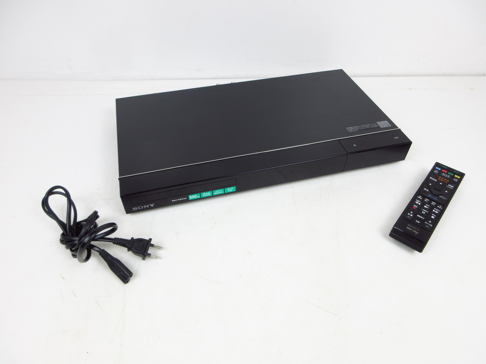 SONY ブルーレイディスク DVDレコーダー BDZ-EW520